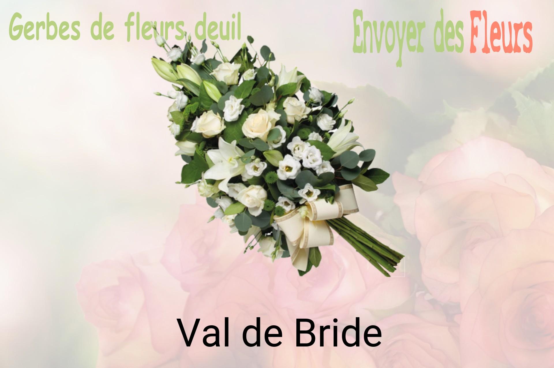 Gerbe de fleurs de deuil livrée à Val-de-Bride